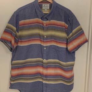 XL Men’s Lucky Brand Co Short Sleeve Button Up
